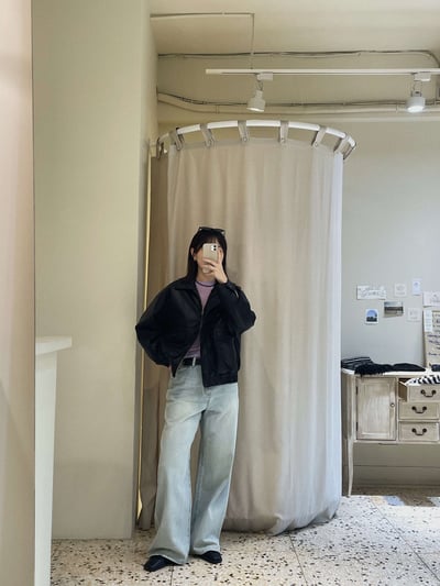 可拆毛毛領質感皮夾克7