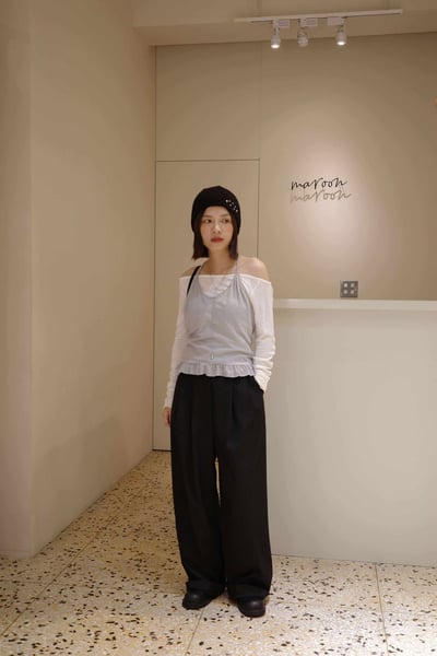 條紋雙摺西裝褲 ( 2色 / 少量現貨 )20