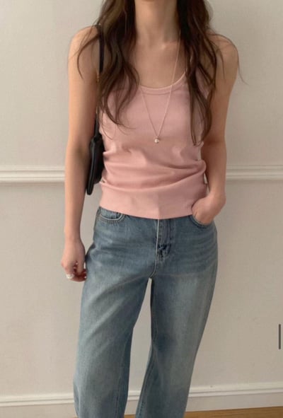JENNIE感美式背心 ( 10色 )18
