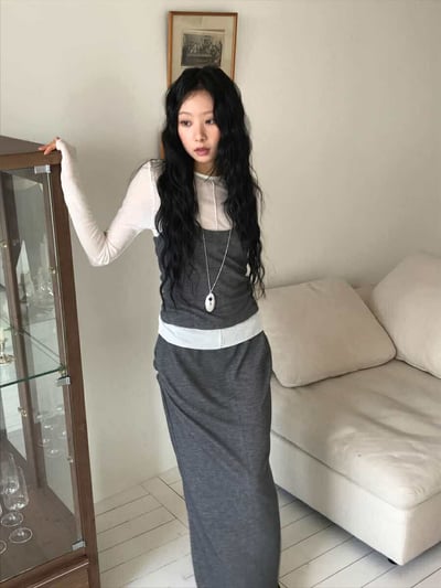 中線透膚天絲衣 ( 5色 )13