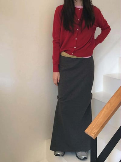 多WAY圓領排釦針織上衣 ( 6色 / 少量現貨 )16