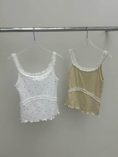 南法感小碎花背心 ( 2色 )18