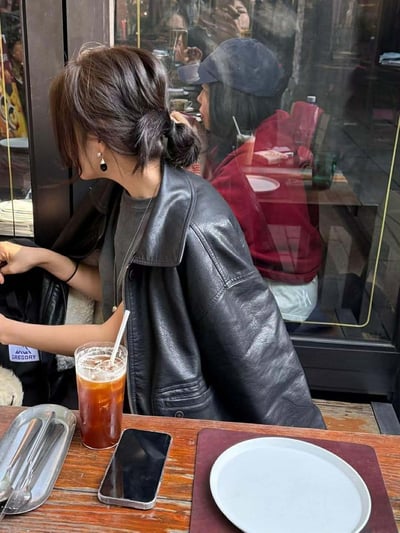 可拆毛毛領質感皮夾克12