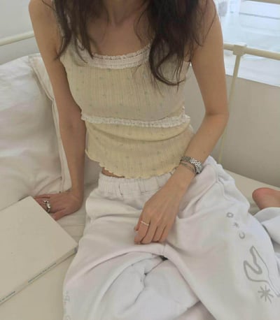 南法感小碎花背心 ( 2色 )12