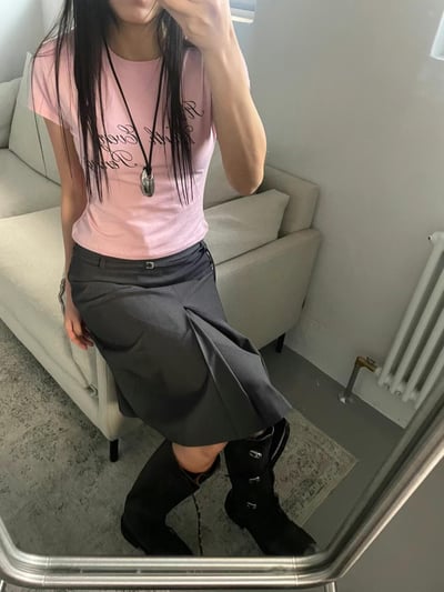 時髦感附帶中裙 ( 現貨 )18