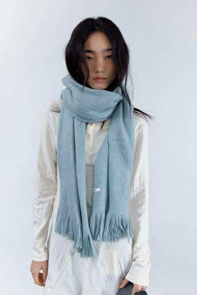 細緻柔軟流蘇圍巾 ( 4色 / 少量現貨 )1