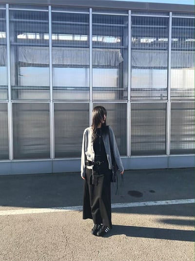 假兩件層次造型棉裙 ( 2色 )4