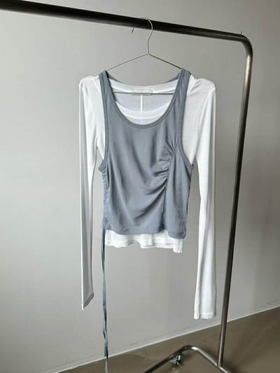 天絲長袖上衣 ( 6色 )23