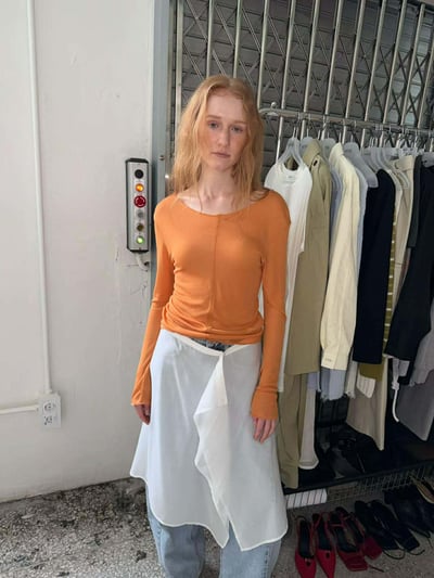 早春多色彈性透膚衫 ( 5色 )5