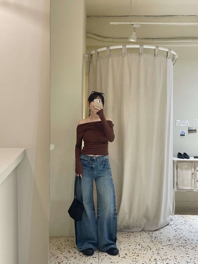 刷痕感細節丹寧褲 ( 少量現貨 )11