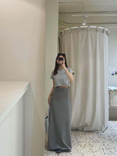 極親膚滑料舒服長裙 ( 2色 )4