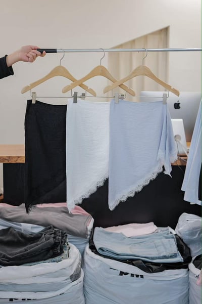 拼接蕾絲三角巾 ( 3色 )22