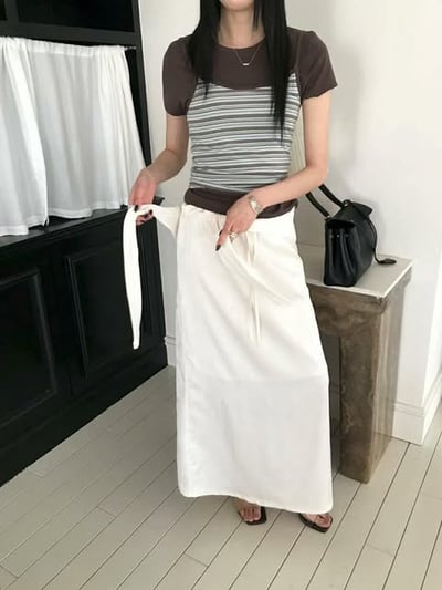 基礎薄款短TEE ( 粉色/咖啡色/杏色 )5