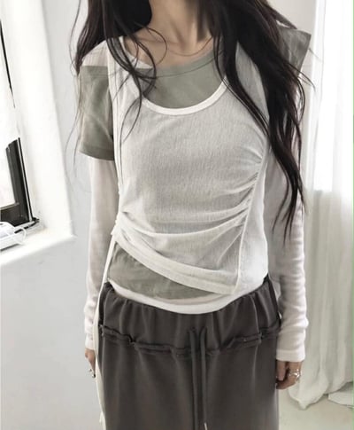 軟紗背心3件組 ( 顏色自行搭配 )10