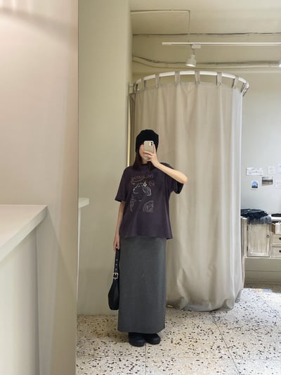 可調咖色麂皮小花長鍊7