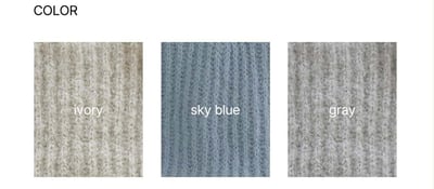 拉鍊半領織紋毛衣 ( 3色 )24