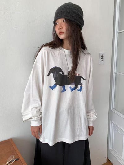 臘腸狗狗TEE ( 2色 )1