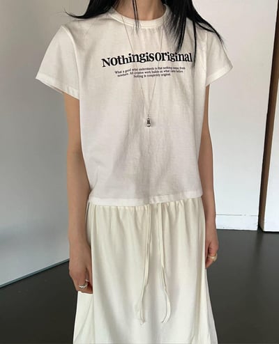 可愛字母短TEE ( 3色 )10