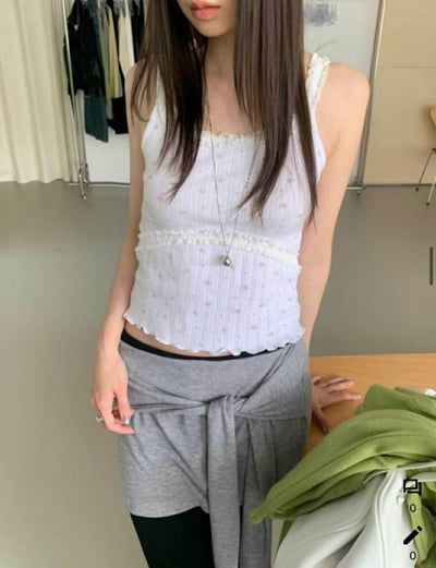 南法感小碎花背心 ( 2色 )6