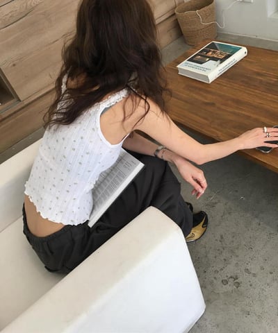 南法感小碎花背心 ( 2色 )7