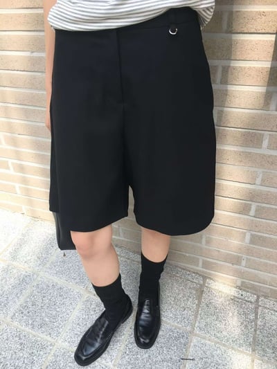 小釦環西裝5分褲 ( 2色 / 少量現貨 )4