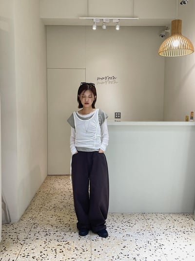 薄料繭型褲 ( 3色 )4