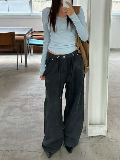 設計師車線感工裝褲 ( 2色 / 少量現貨 )11