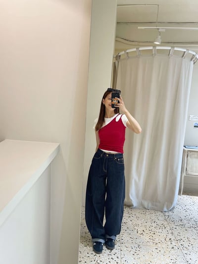 側邊縫線造型原色褲 ( 現貨 )11