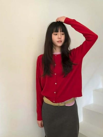 多WAY圓領排釦針織上衣 ( 6色 / 少量現貨 )14