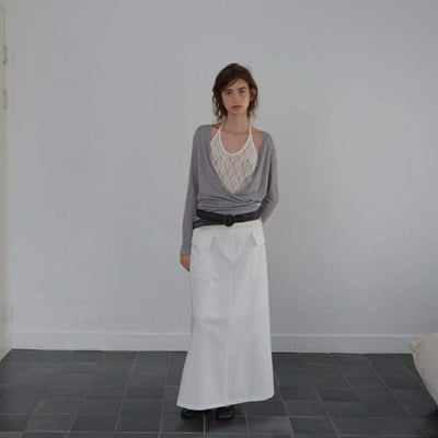 透感蕾絲繞頸背心 ( 2色 )3