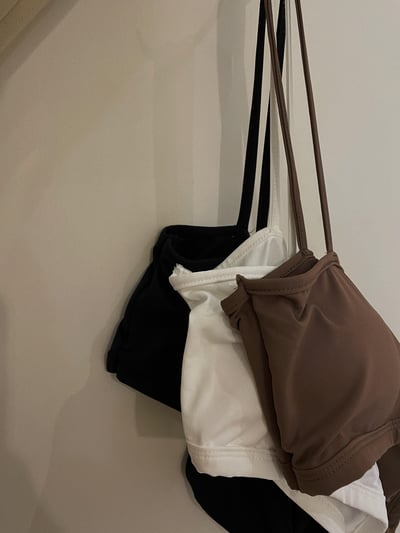 細肩滑料BRA TOP ( 4色 /少量現貨 )2