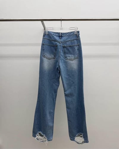 破損感微靴型褲10