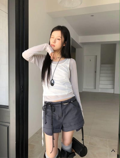 天絲長袖上衣 ( 6色 )2