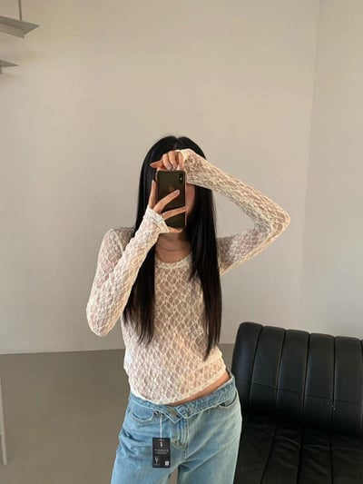前後兩穿LS長袖上衣 ( 2色 / 少量現貨 )13
