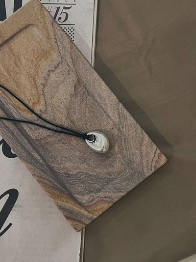 銀色墜飾黑繩長鍊 ( 少量現貨 )13