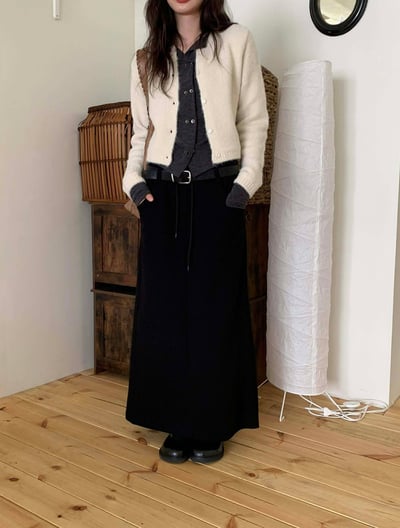 褲耳造型棉裙 ( 2色 / 少量現貨 )5