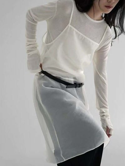 舒服指套設計打底衣 ( 6色 )18
