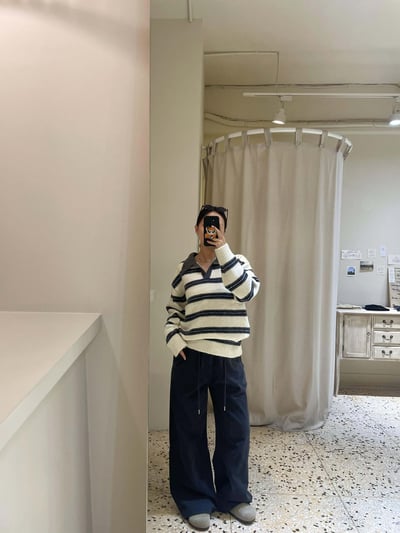 設計師車線感工裝褲 ( 2色 / 少量現貨 )10