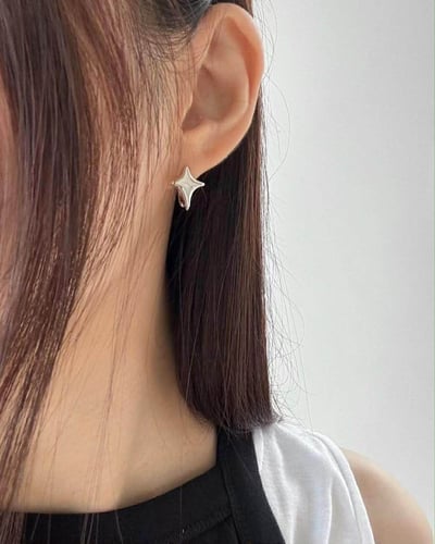 星芒耳環 ( 2色 )5