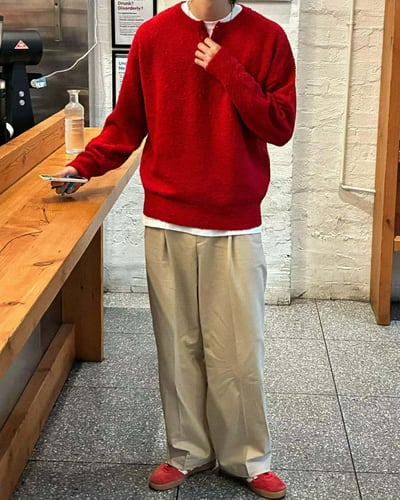 UNISEX亨利領毛衣 ( 4色 / 少量現貨 )22