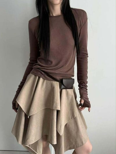 舒服指套設計打底衣 ( 6色 )9