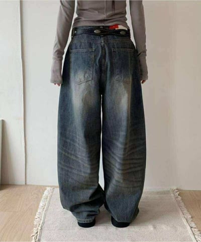 #0179率性刷色丹寧褲 ( 少量現貨 )20