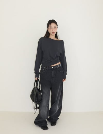 露肩縮袖上衣 ( 3色 / 少量現貨 )14