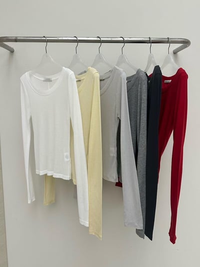 天絲長袖上衣 ( 6色 )25