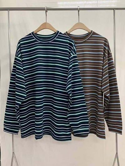 配色條紋TEE ( 2色 )11