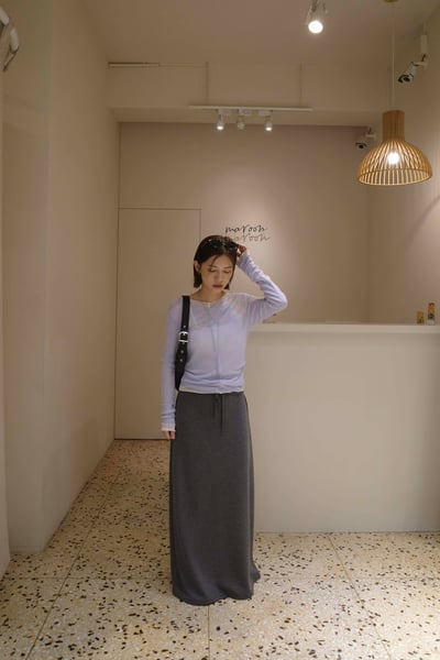 早春多色彈性透膚衫 ( 5色 )5