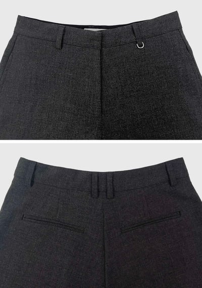 小釦環西裝5分褲 ( 2色 / 少量現貨 )24