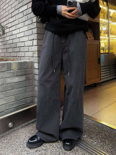 設計師車線感工裝褲 ( 2色 / 少量現貨 )2