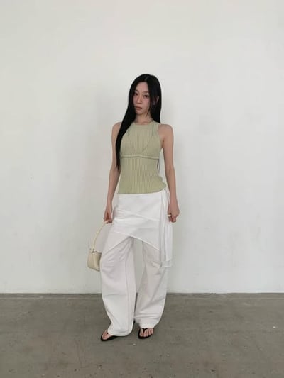 坑條造型背心  ( 3色 )4