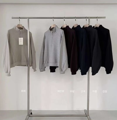 立領拉鍊大學TEE ( 6色 )25